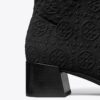 T Monogram Stretch Ankle Boot