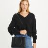 T Monogram Top-Handle Embossed Tote T Monogram Top-Handle Embossed Tote
