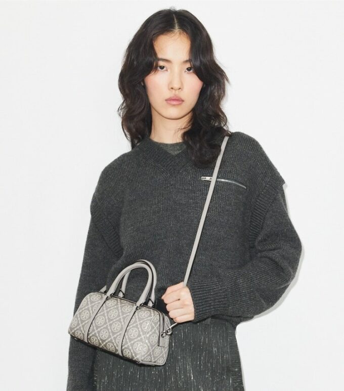 T Monogram Utility Mini Barrel Bag T Monogram Utility Mini Barrel Bag