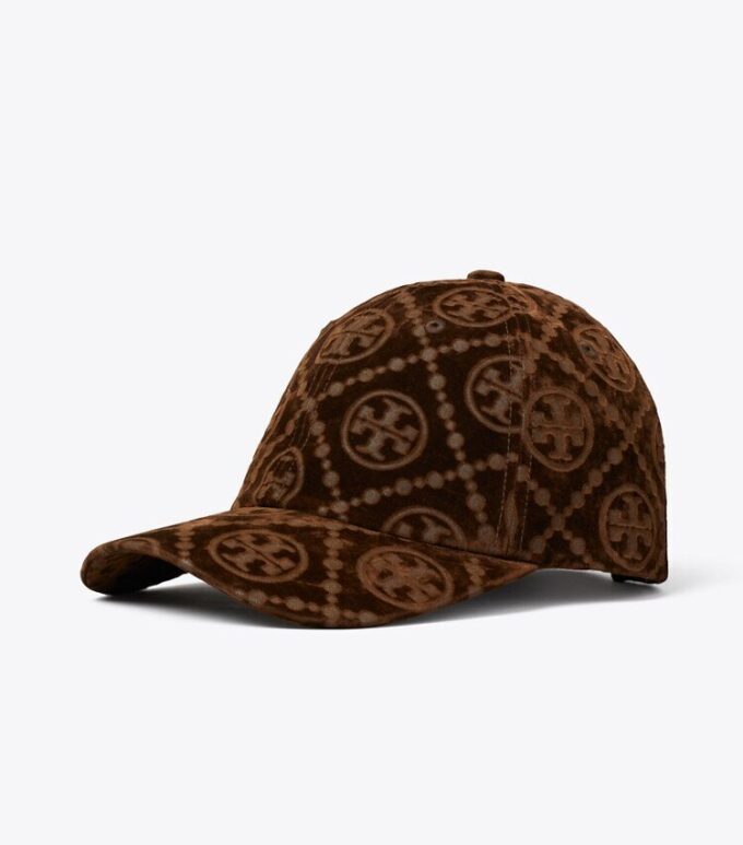 T Monogram Velvet Baseball Cap T Monogram Velvet Baseball Cap