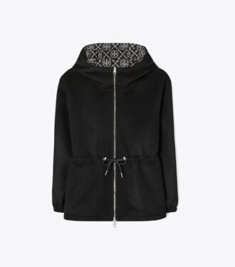 T Monogram vändbar jacquard-anorak
