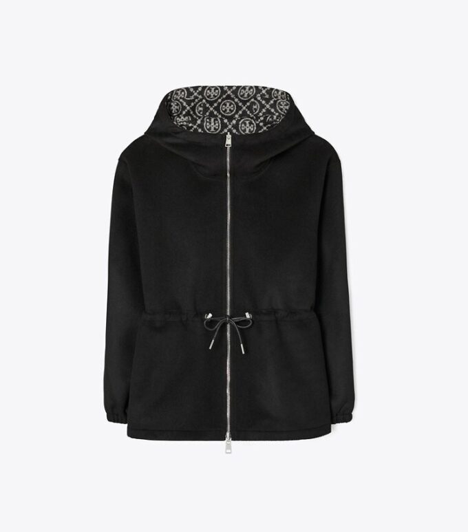 T Monogram vändbar jacquard-anorak T Monogram vändbar jacquard-anorak
