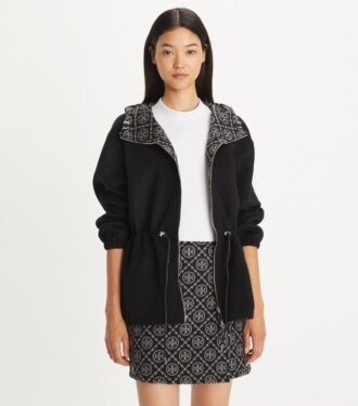 T Monogram vändbar jacquard-anorak