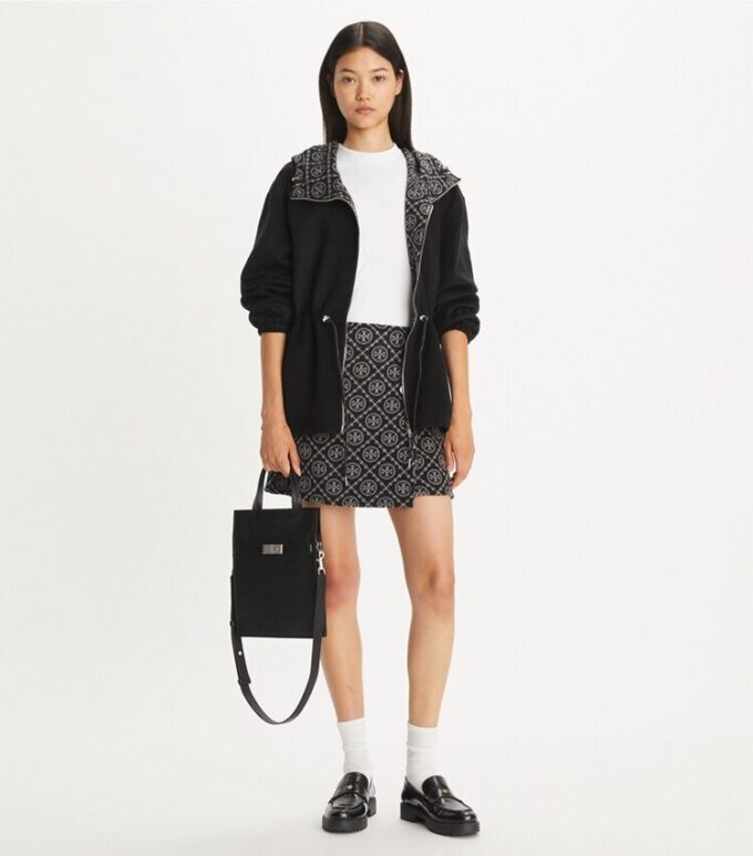 T Monogram vändbar jacquard-anorak T Monogram vändbar jacquard-anorak