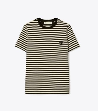 T-shirt med broderad logotyp