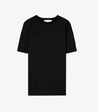 T-shirt med broderad logotyp