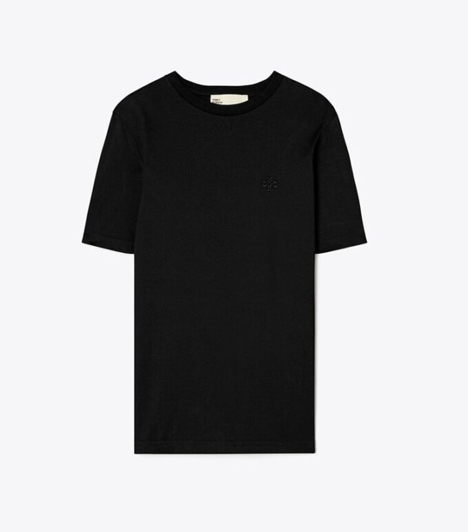 T-shirt med broderad logotyp
