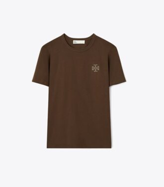 T-shirt med dekorativt logo