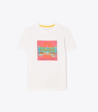 T-shirt med grafisk logotyp
