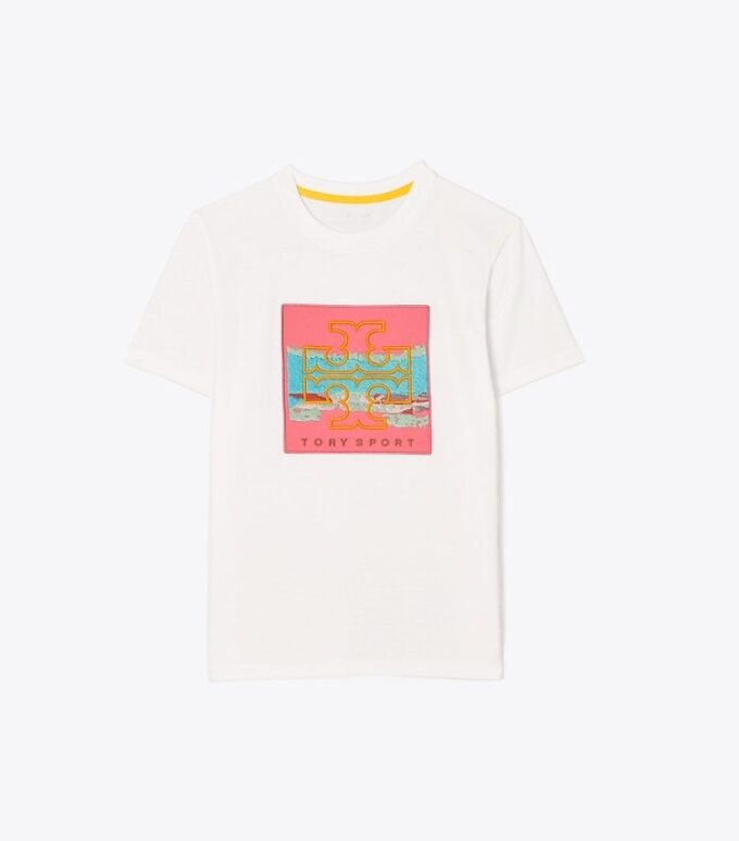 T-shirt med grafisk logotyp T-shirt med grafisk logotyp