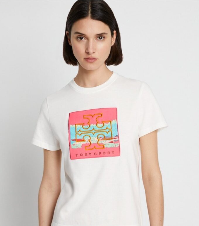 T-shirt med grafisk logotyp T-shirt med grafisk logotyp