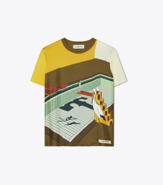 T-shirt med grafiskt logo