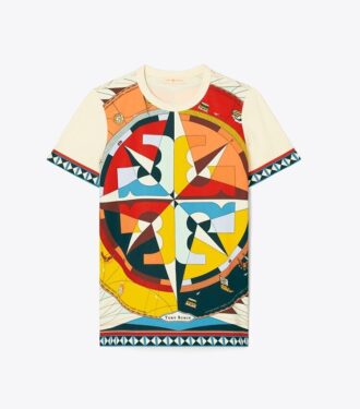 T-shirt med kompassmotiv T-shirt med kompassmotiv