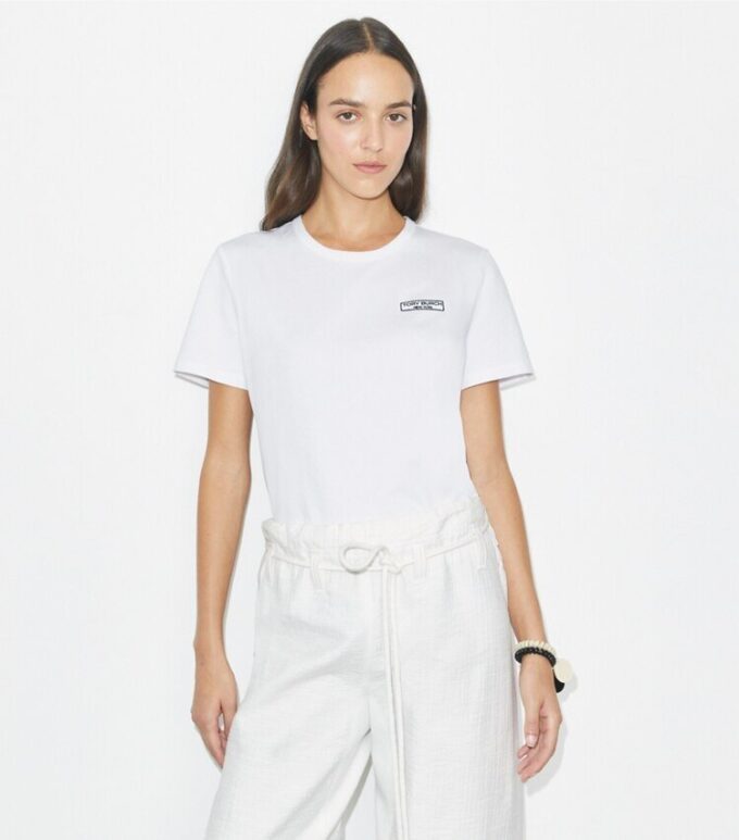 T-shirt med logopatch