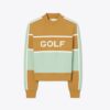 Tech Nylon Golf Cropped Sweater