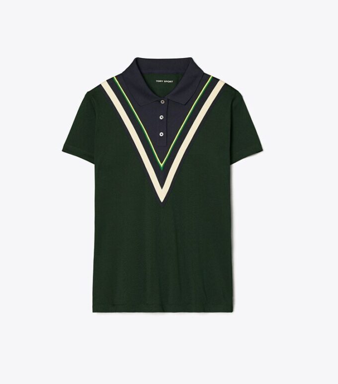 Tech Piqué Chevron Polo Tech Piqué Chevron Polo