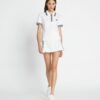 Tech Piqué Logo Stripe Tennis Skirt Tech Piqué Logo Stripe Tennis Skirt