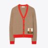 Tiger Patch Cashmere Cardigan Tiger Patch Cashmere Cardigan