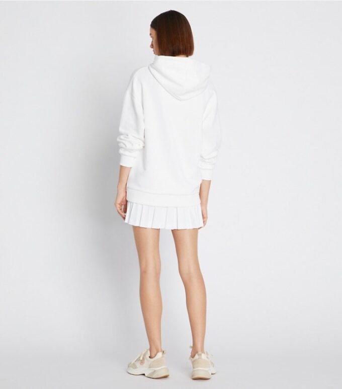 Tjock hoodie i fransk frotté med logo Tjock hoodie i fransk frotté med logo