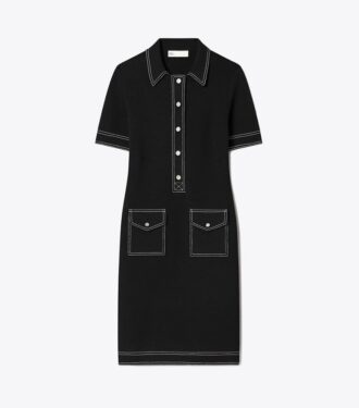 Topstitch Wool Camp Dress