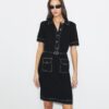 Topstitch Wool Camp Dress Topstitch Wool Camp Dress