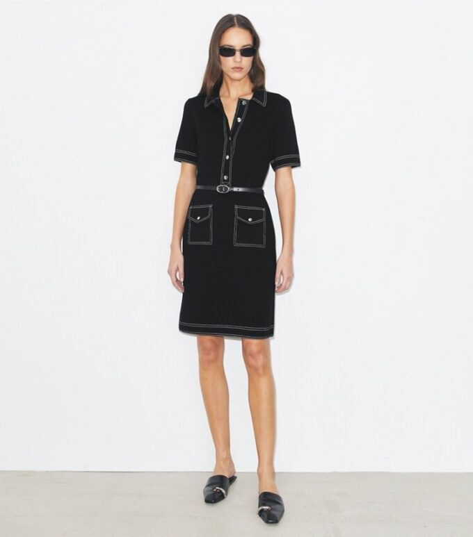 Topstitch Wool Camp Dress Topstitch Wool Camp Dress