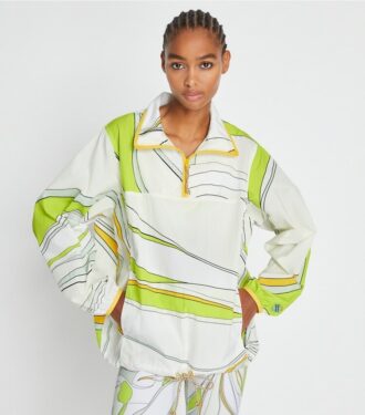 Tryckt anorak