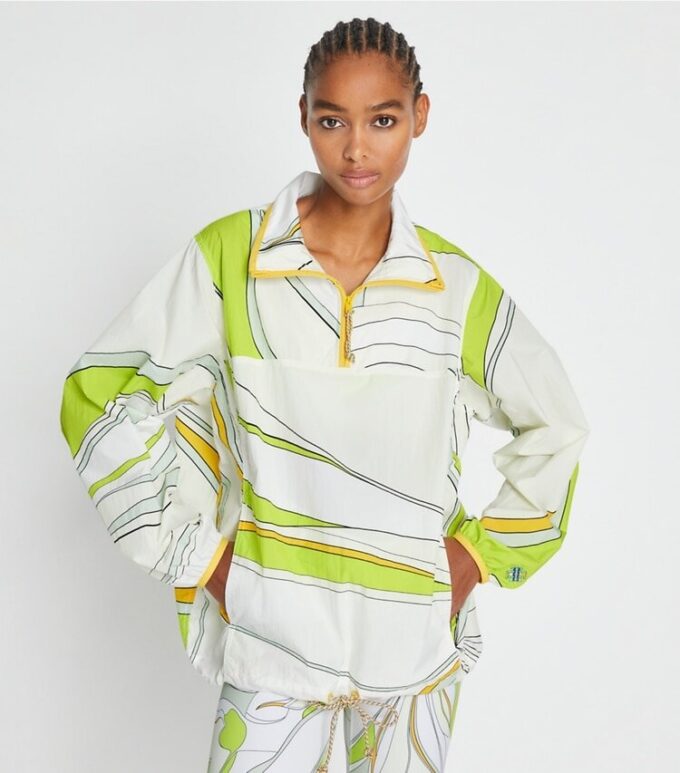 Tryckt anorak Tryckt anorak