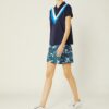 Tryckt golfskort i tech-twill Tryckt golfskort i tech-twill