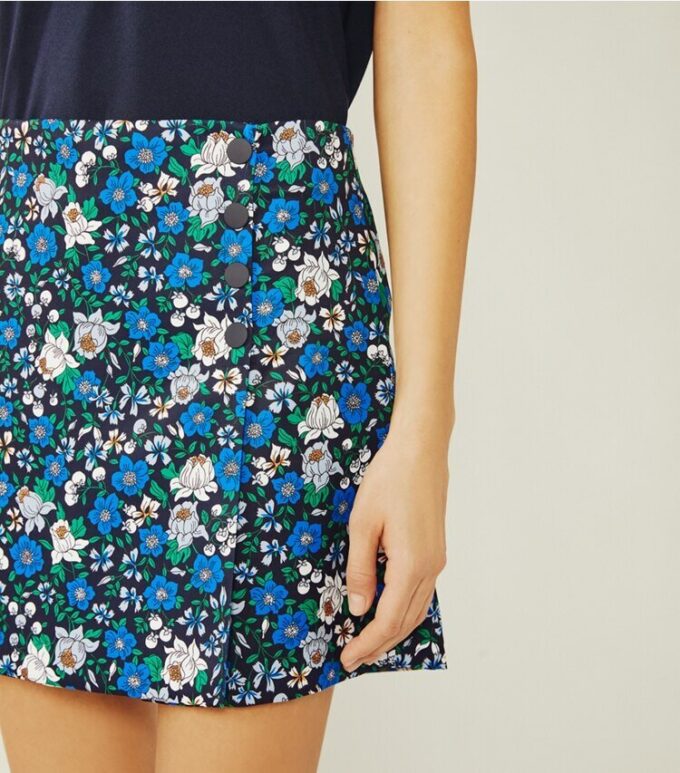 Tryckt golfskort i tech-twill Tryckt golfskort i tech-twill
