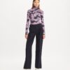 Tryckt jersey-turtleneck Tryckt jersey-turtleneck