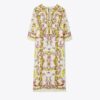 Tryckt linnekaftan