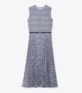 Tryckt twillklänning