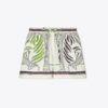 Tryckta linnecampingshorts Tryckta linnecampingshorts