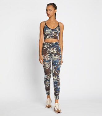Tryckta sömlösa 7/8-leggings Tryckta sömlösa 7/8-leggings