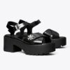 Turnlock-sandaler med plattform och klack Turnlock-sandaler med plattform och klack