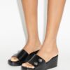 Turnlock Wedge Sandal