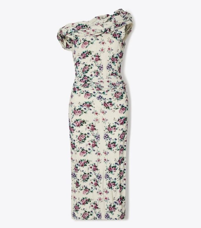 Twisted Cotton Velvet Dress Twisted Cotton Velvet Dress