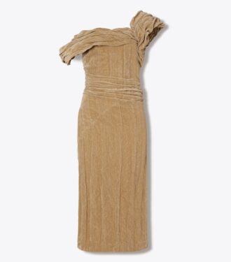 Twisted Cotton Velvet Dress Twisted Cotton Velvet Dress