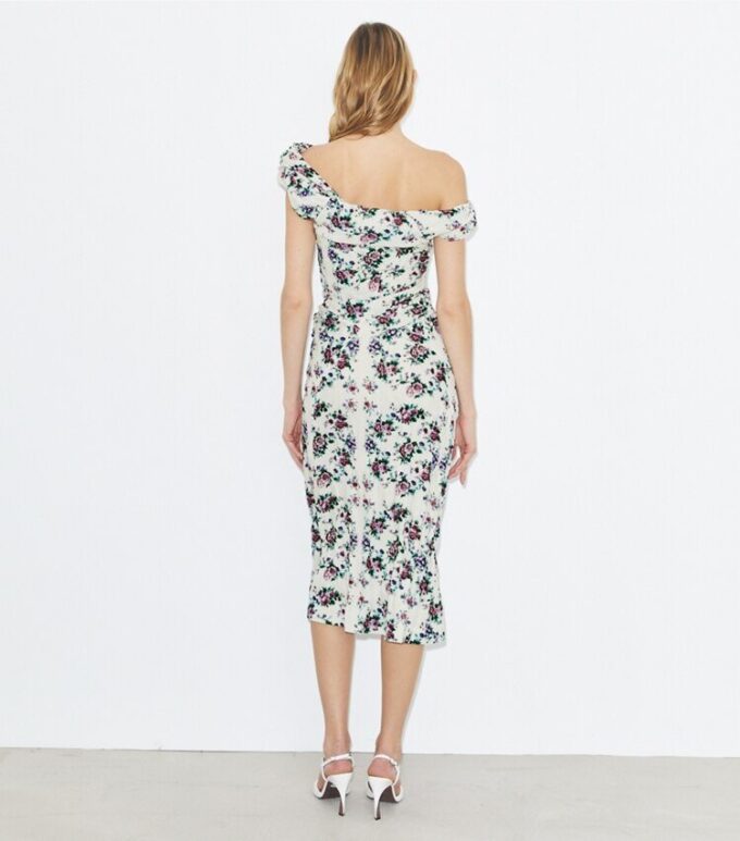 Twisted Cotton Velvet Dress Twisted Cotton Velvet Dress