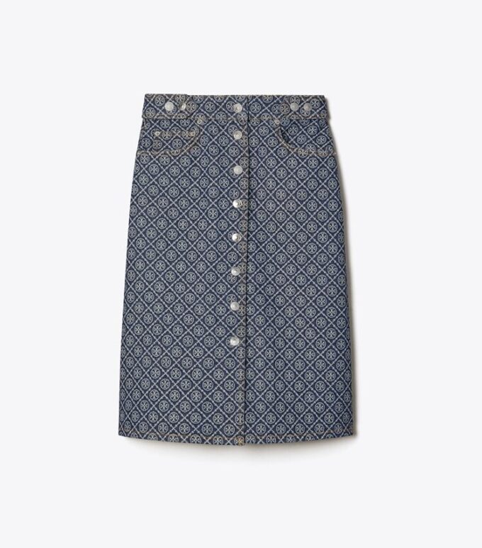 Utställd denimkjol Utställd denimkjol