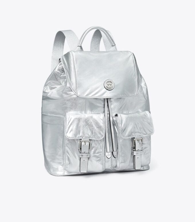 Virginia Metallic Flap Backpack Virginia Metallic Flap Backpack