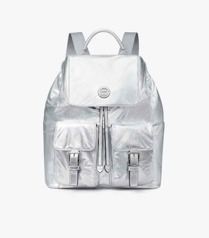 Virginia Metallic Flap Backpack Virginia Metallic Flap Backpack