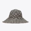 Vändbar bucket hat i rutigt tyg Vändbar bucket hat i rutigt tyg