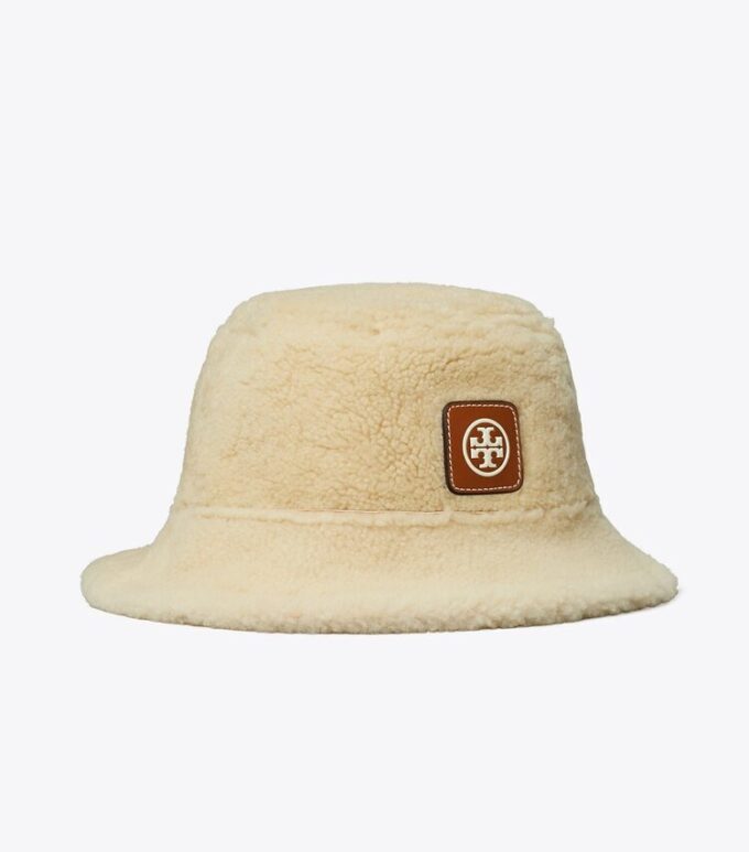 Vändbar bucket hat i shearling Vändbar bucket hat i shearling
