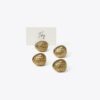 Walnut Place-Card Holders Set Of 4 Walnut Place-Card Holders Set Of 4