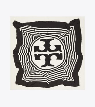 Warped Logo Silk Square